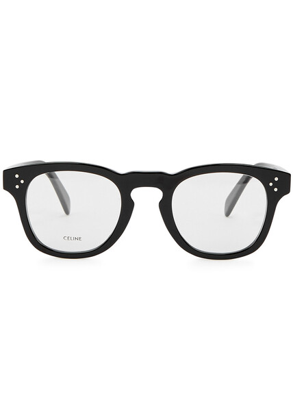  Celine - Round-frame Optical Glasses, Glasses, Black, Can Be Fitted With Prescription Lenses, Designer-stamped Arms 