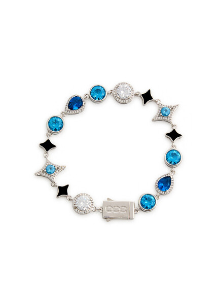  Cernucci Crystal-embellished Bracelet - Blue - One Size 