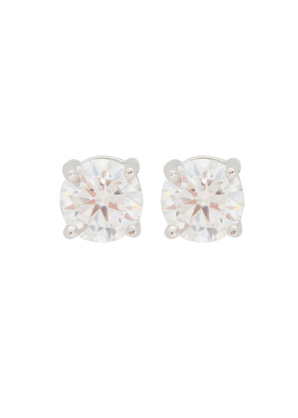  Cernucci Crystal-embellished Sterling Silver Stud Earrings 