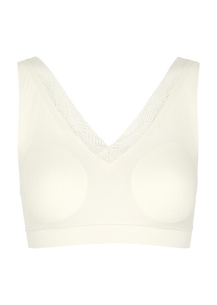  Chantelle Soft Stretch Black Bralette - Ivory - Xs/s 