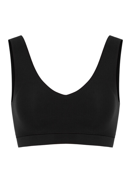  Chantelle Soft Stretch Walnut Padded Soft-cup Bra - Black - Xs/s 