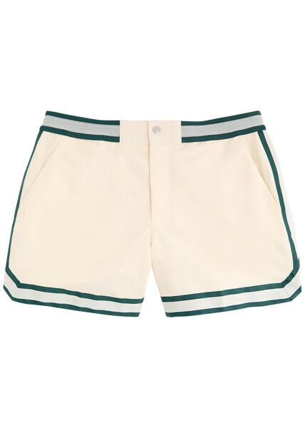  Che Baller Nylon Swim Shorts - White - M 