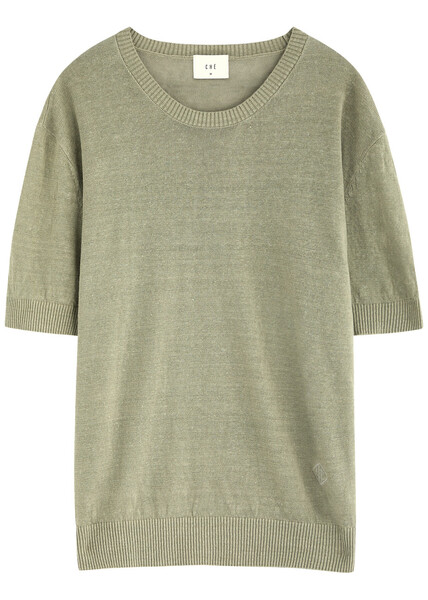 Che Linen-knit T-shirt - Green - M 