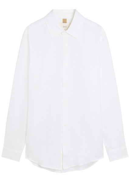  Che Linen Shirt - White - Xl 