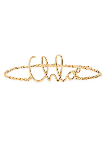  Chloe Logo Chain Belt - Gold - One Size 