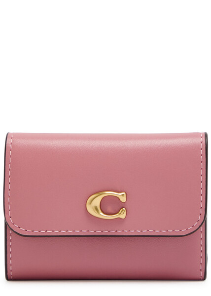  Coach Leather Wallet - Pink - One Size 