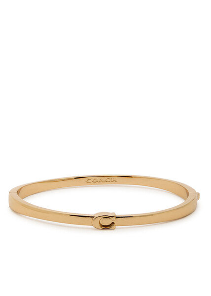  Coach Logo Bangle - Gold - M 