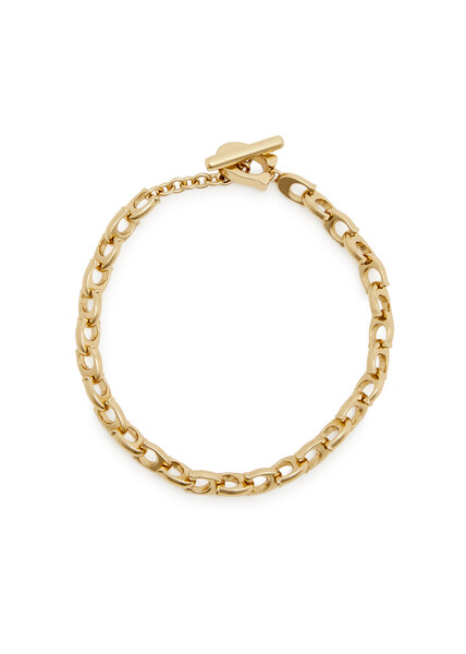  Coach Logo Chain Bracelet - Gold - One Size 