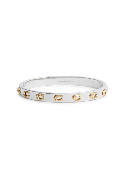  Coach Signature C Bracelet - Silver - One Size 
