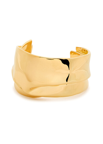  Completedworks Soggy Envelope 18kt Gold-plated Cuff - S 