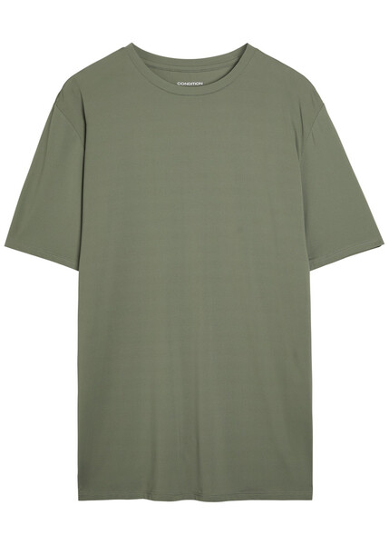  Condition Aero Logo Stretch-jersey T-shirt - Green - Xl 