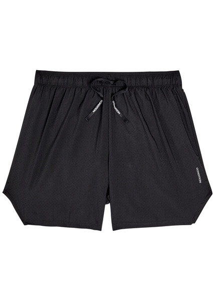  Condition Aero Perforated Stretch-jersey Shorts - Black - M 