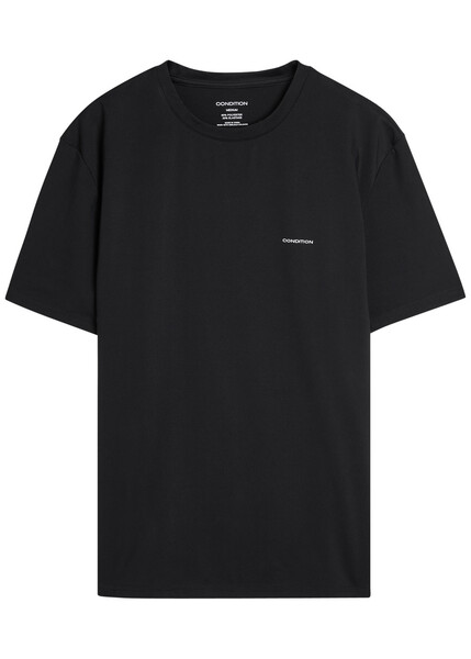  Condition Everyday Logo Stretch-jersey T-shirt - Black - M 