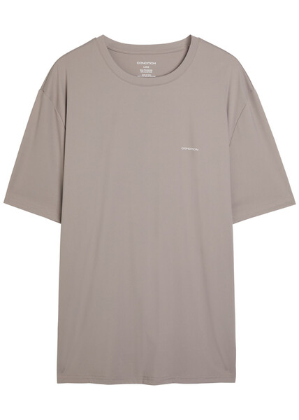  Condition Everyday Logo Stretch-jersey T-shirt - Taupe - S 