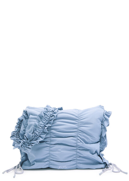  Damson Madder Ruched Shell Shoulder Bag - Blue - One Size 