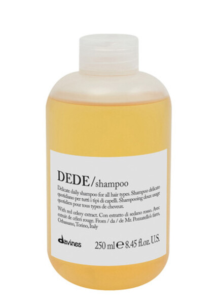  Davines - Dede Shampoo - 250ml - Female Hair Shampoo - Foaming Daily Cleansing Shampoo - Boosts Combability And Shine - Medium Fine Or Fine Hair 