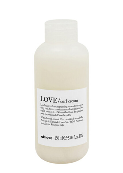  Davines - Love Curl-defining Hair Cream - 150ml - Residue-free Curl-defining Cream - Promotes Curl Volume And Elasticity - Vitamin-rich Almond Extract 