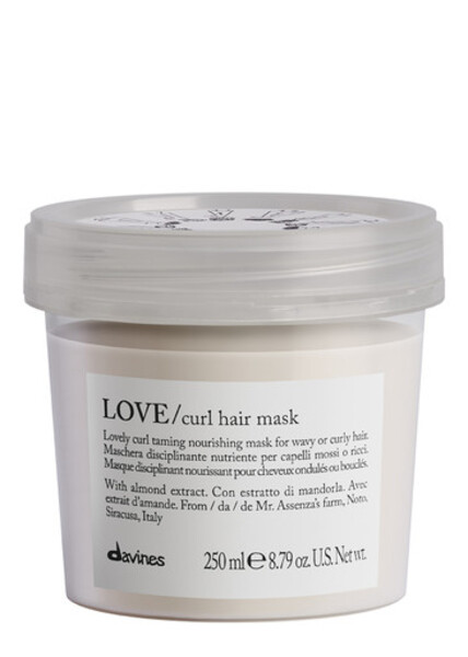  Davines - Love Curl Mask - 250ml - Nourishing Curl Mask - Softness Volume And Hydration - Contains Noto Almond Extract 