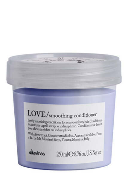  Davines - Love Smoothing Conditioner - 250ml - Zero-impact Hydrating Anti-frizz Conditioner - Moisturises Dry Hair Smoothing Away Flyaways And Frizz 