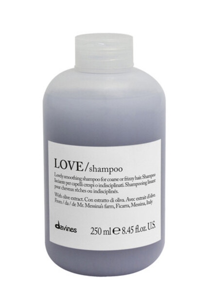  Davines - Love Smoothing Shampoo For Frizzy Hair - 250ml - Zero-impact Smoothing Shampoo - Hydration Elasticity Shine - Fatty Acids And Vitamin E 