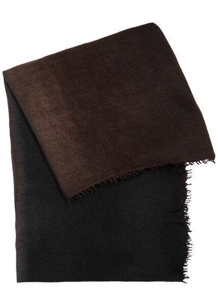  Denis Colomb Fuzzy Feutre Cashmere Scarf - Brown 