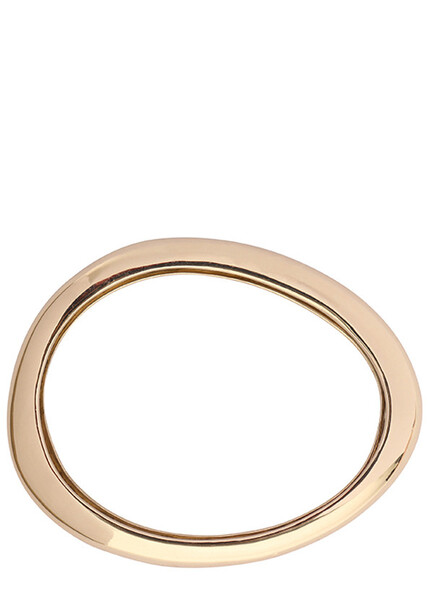  Dinosaur Designs Rock Wishbone Thin Bangle - Gold - One Size 