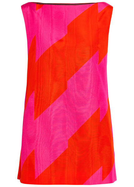  Dries Van Noten Dabel Printed Cotton-blend Mini Dress - Fuchsia - 34 (uk6 / Xs) 