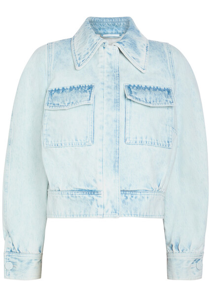  Dries Van Noten Vistam Washed Denim Jacket - Light Blue 2 - 40 (uk12 / M) 