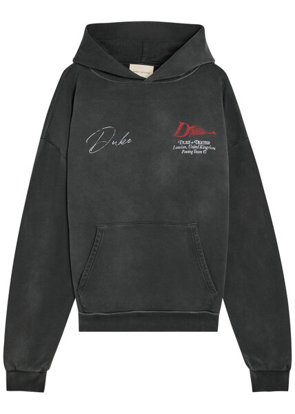 Duke And Dexter Helmet Printed Cotton Sweatshirt - Black - S 