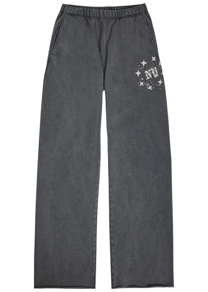  Duke And Dexter Ny Paint Splatter Cotton Sweatpants - Grey - Xl 