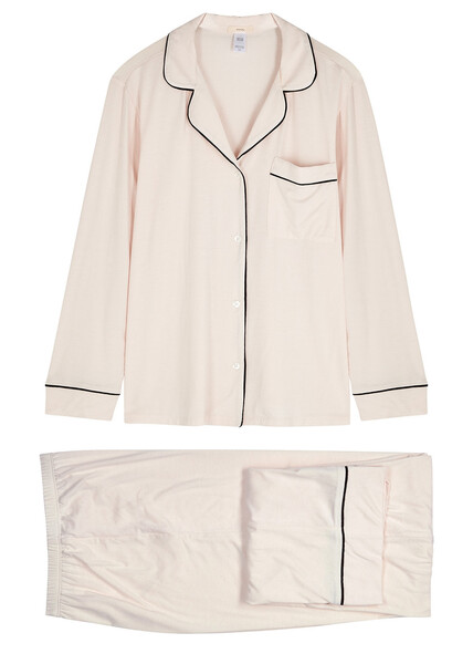  Eberjey Gisele Stretch-jersey Pyjama Set - Light Pink - M 
