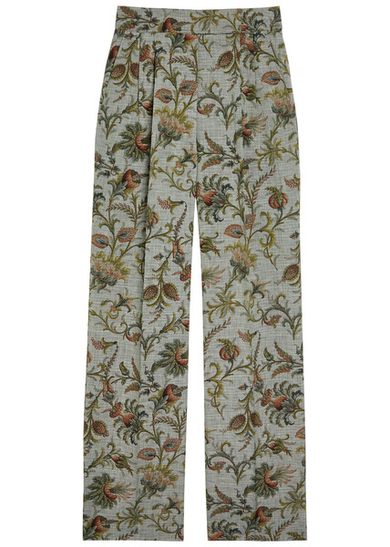  Etro Patterned Wide-leg Trousers - Multicoloured 1 - 42 (uk10 / S) 