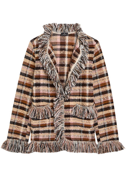  Etro Striped Fringed Woven Jacket - Multicoloured 1 - 38 (uk6 / Xs) 