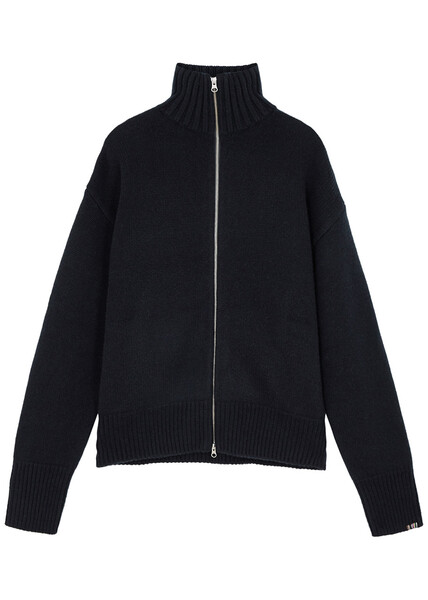  Extreme Cashmere N°143 Extra Nice Navy Cashmere Jacket - One Size 