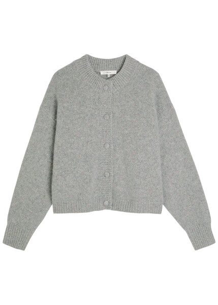 Frame Cashmere Cardigan - Silver - Xs (uk6 / Xs) 