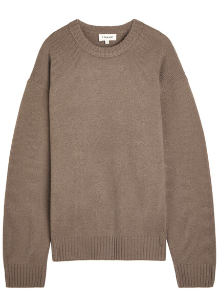  Frame Cashmere Jumper - Light Brown - Xl 