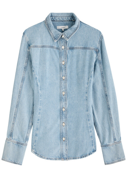  Frame Denim Shirt - Blue - L (uk14 / L) 
