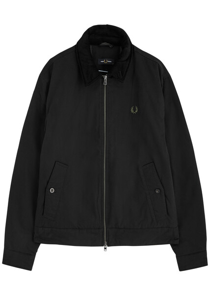  Fred Perry The Caban Cotton-blend Jacket - Black 