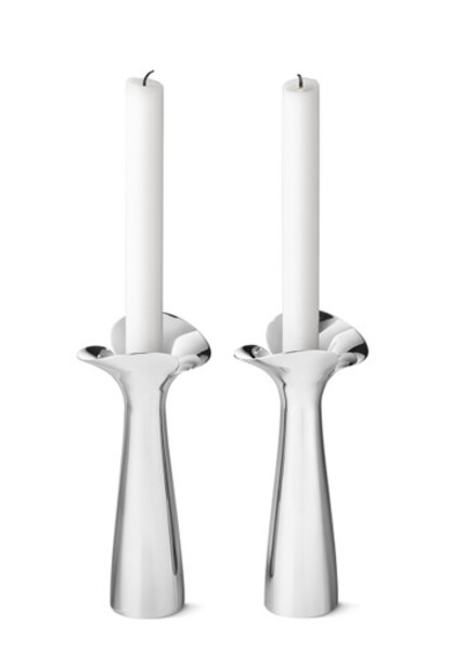  Georg Jensen Bloom Botanica Candle Holder - Set Of Two 