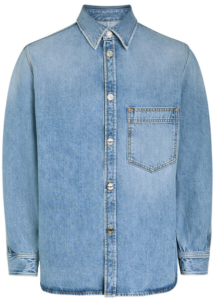  Givenchy Denim Overshirt Jacket - Light Blue - S 