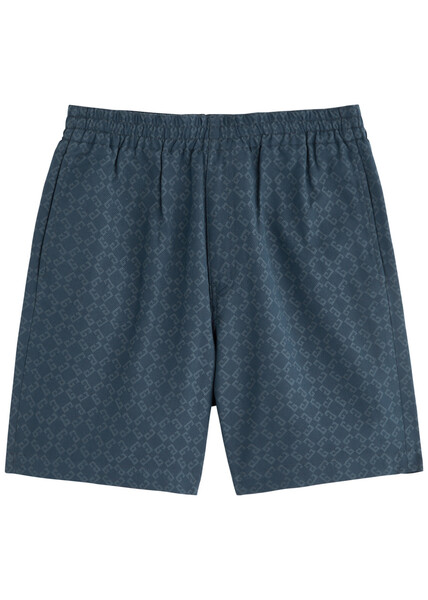  Givenchy Logo-monogrammed Cotton-blend Shorts - Navy - 32 (w32 / M) 