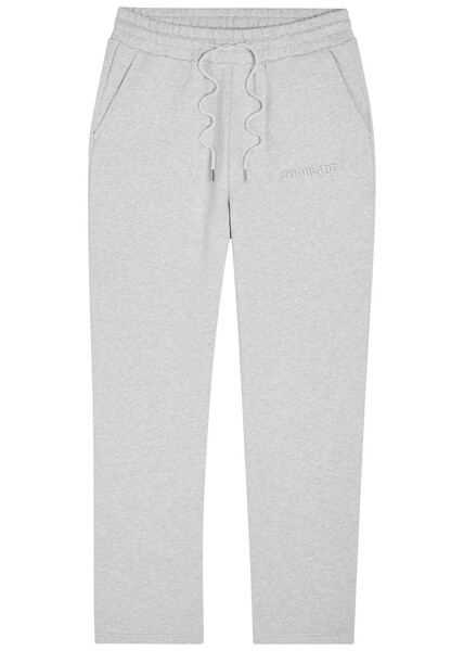  God Made Signature Logo Straight-leg Cotton Sweatpants - Grey - S 