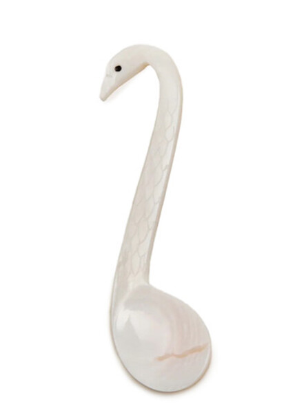  Gohar World Mother Of Pearl Swan Spoon 