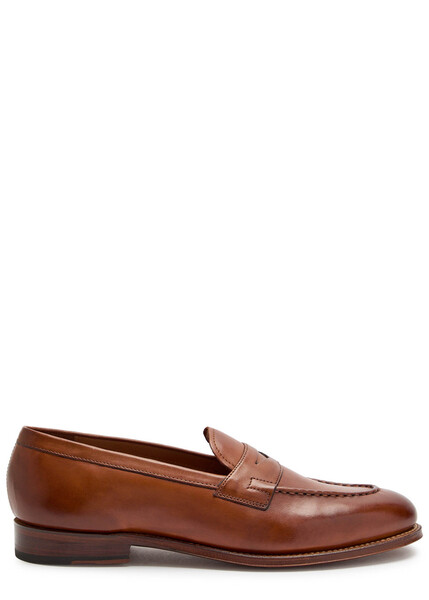 Grenson Lloyd Leather Loafers - Tan - 10 (it44 / Uk10) 