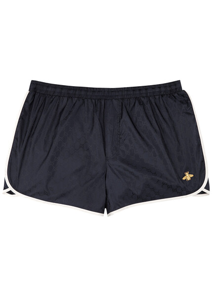  Gucci Gg Monogram Shell Swim Shorts - Navy - 48 (it48 / M) 