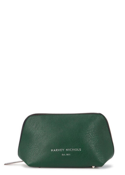  Harvey Nichols Small Cosmetics Case - Forest Green 