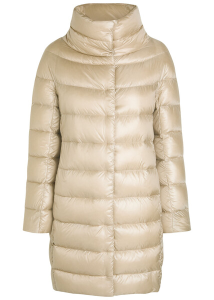  Herno Quilted Shell Coat - Beige - 46 (uk14 / L) 