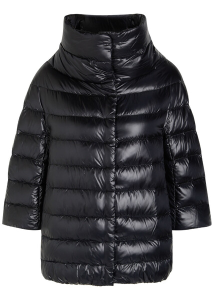  Herno Quilted Shell Jacket - Black - 44 (uk12 / M) 