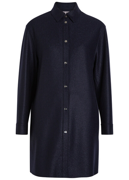  Herno Wool Overshirt - Navy - 44 (uk12 / M) 