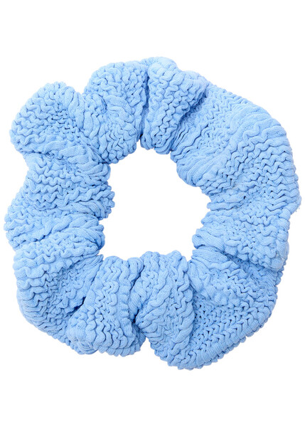  Hunza G Crinkle Scrunchie - Light Blue - One Size 